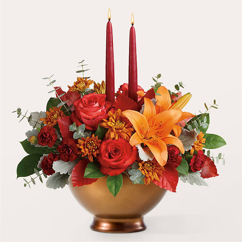 Fruits of Fall Centerpiece – ALMENDRO'S FLOWER, Kissimmee FL