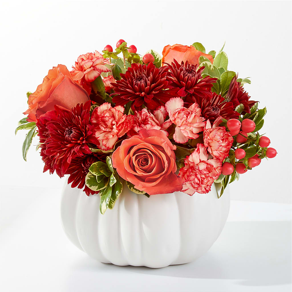 Autumn Air Pumpkin Bouquet – ALMENDRO'S FLOWER, Kissimmee FL