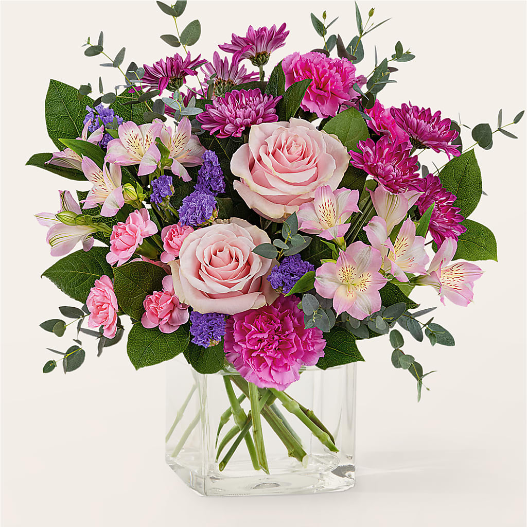 Rosy Radiance Bouquet – ALMENDRO'S FLOWER, Kissimmee FL