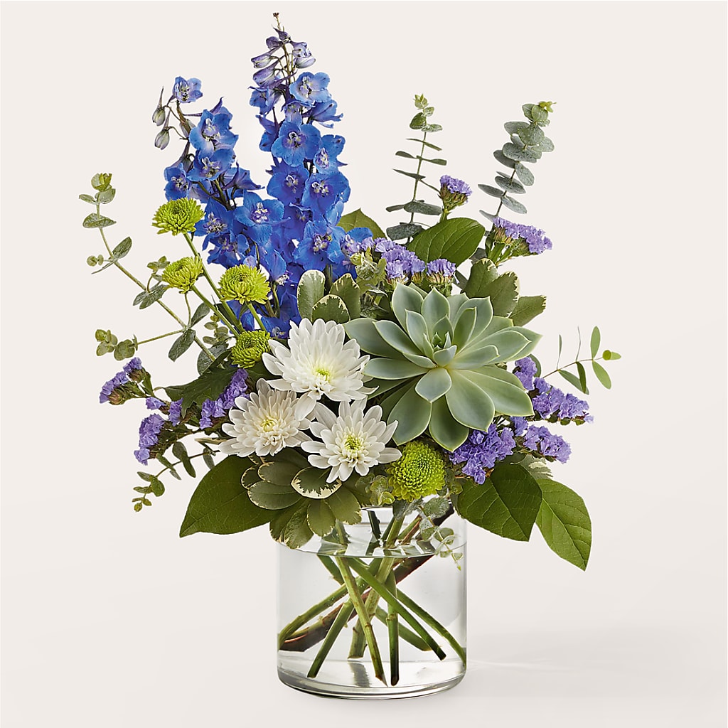 Cerulean Waves Bouquet – ALMENDRO'S FLOWER, Kissimmee FL