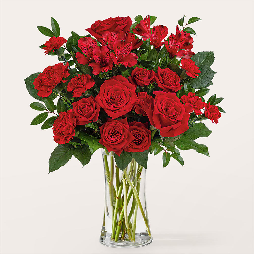 Brilliant Ruby Bouquet – ALMENDRO'S FLOWER, Kissimmee FL