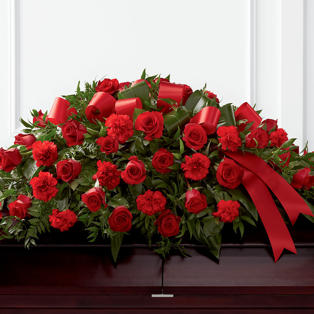 Tribute of Life Casket Spray – ALMENDRO'S FLOWER, Kissimmee FL