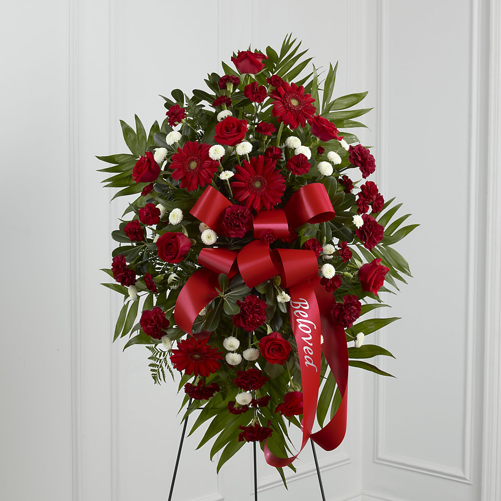 Treasured Memories Standing Spray – ALMENDRO'S FLOWER, Kissimmee FL