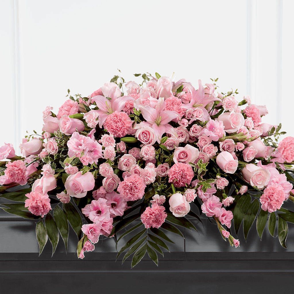 Garden of Comfort Casket Spray (Standard) – ALMENDRO'S FLOWER, Kissimmee FL