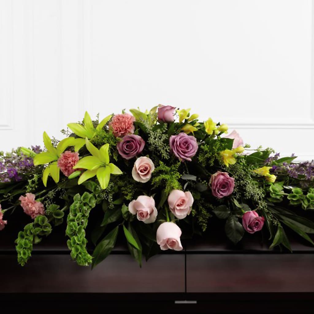 Forever Beloved Casket Spray – ALMENDRO'S FLOWER, Kissimmee FL