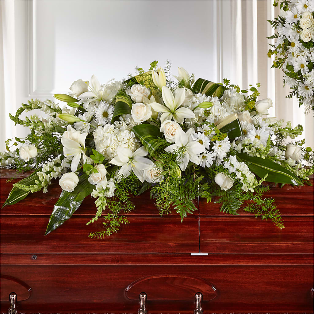 Abundance Casket Spray – ALMENDRO'S FLOWER, Kissimmee FL
