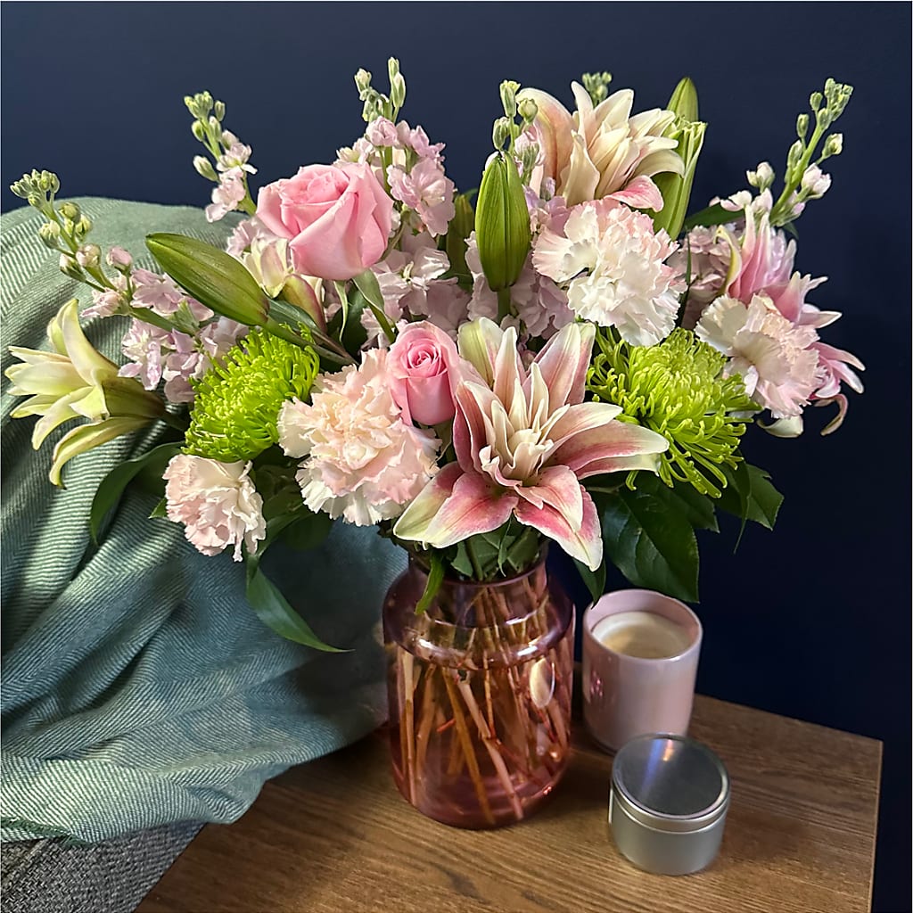 Pretty in Pink Bouquet – ALMENDRO'S FLOWER, Kissimmee FL