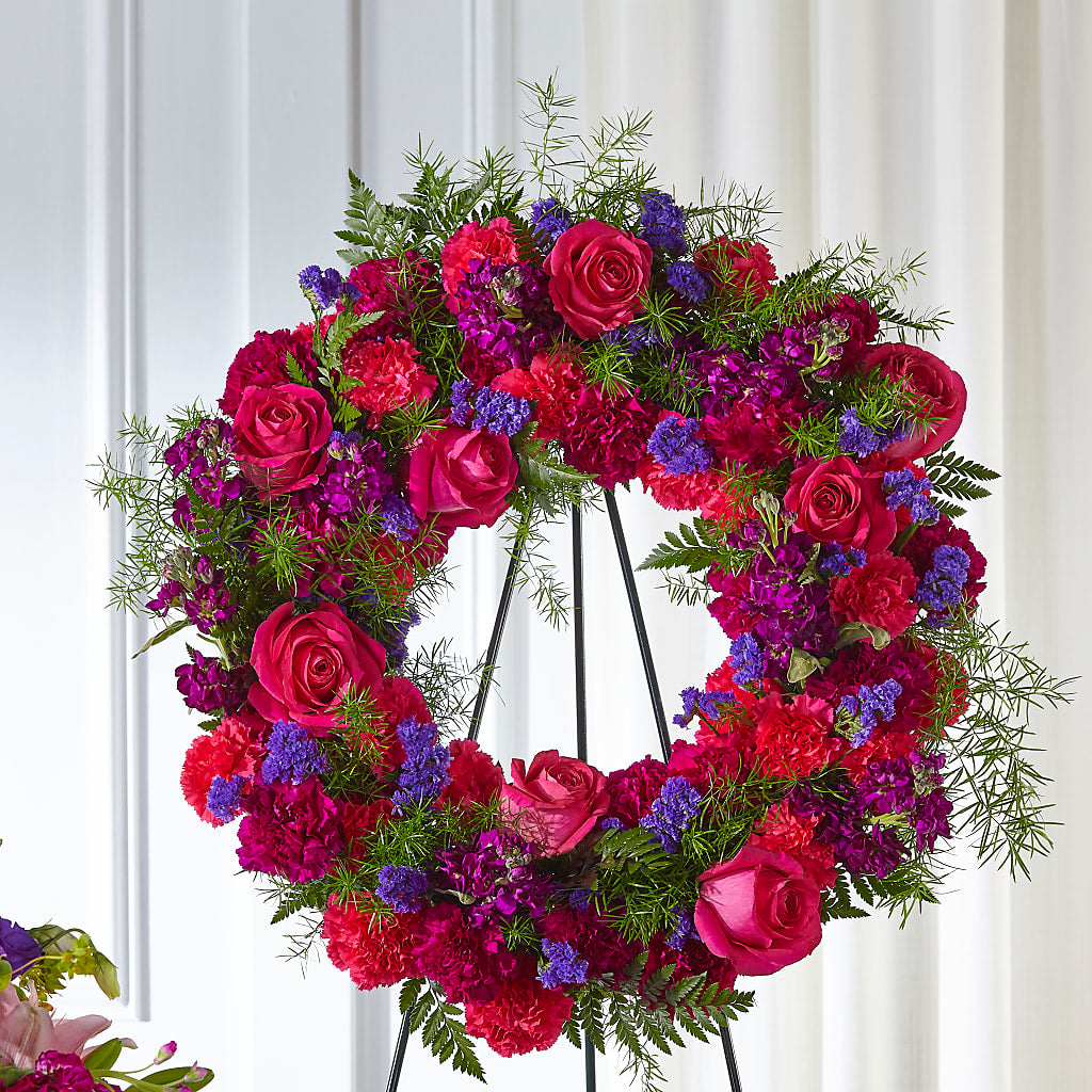 Calming Colors Wreath – ALMENDRO'S FLOWER, Kissimmee FL