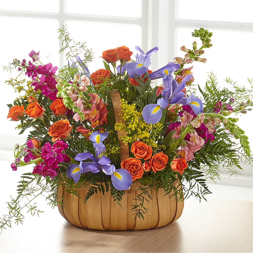 Garden of Life Basket – ALMENDRO'S FLOWER, Kissimmee FL