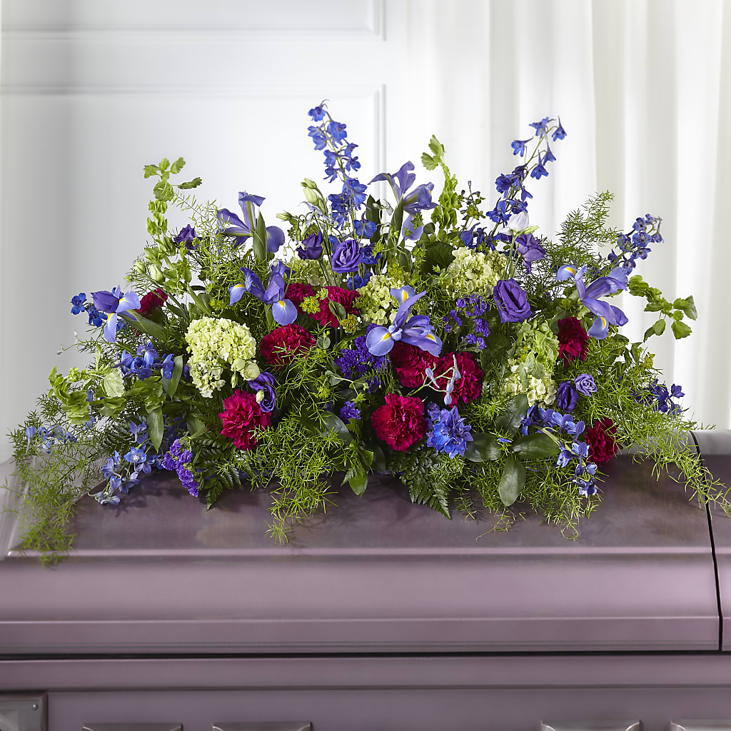 Always Treasured Casket Spray – ALMENDRO'S FLOWER, Kissimmee FL