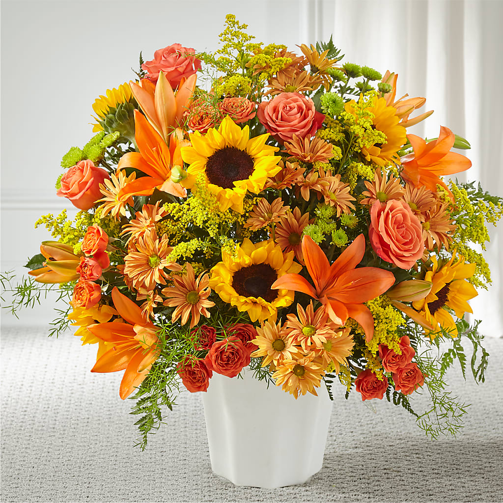 Harvest Thoughts Floor Basket – ALMENDRO'S FLOWER, Kissimmee FL