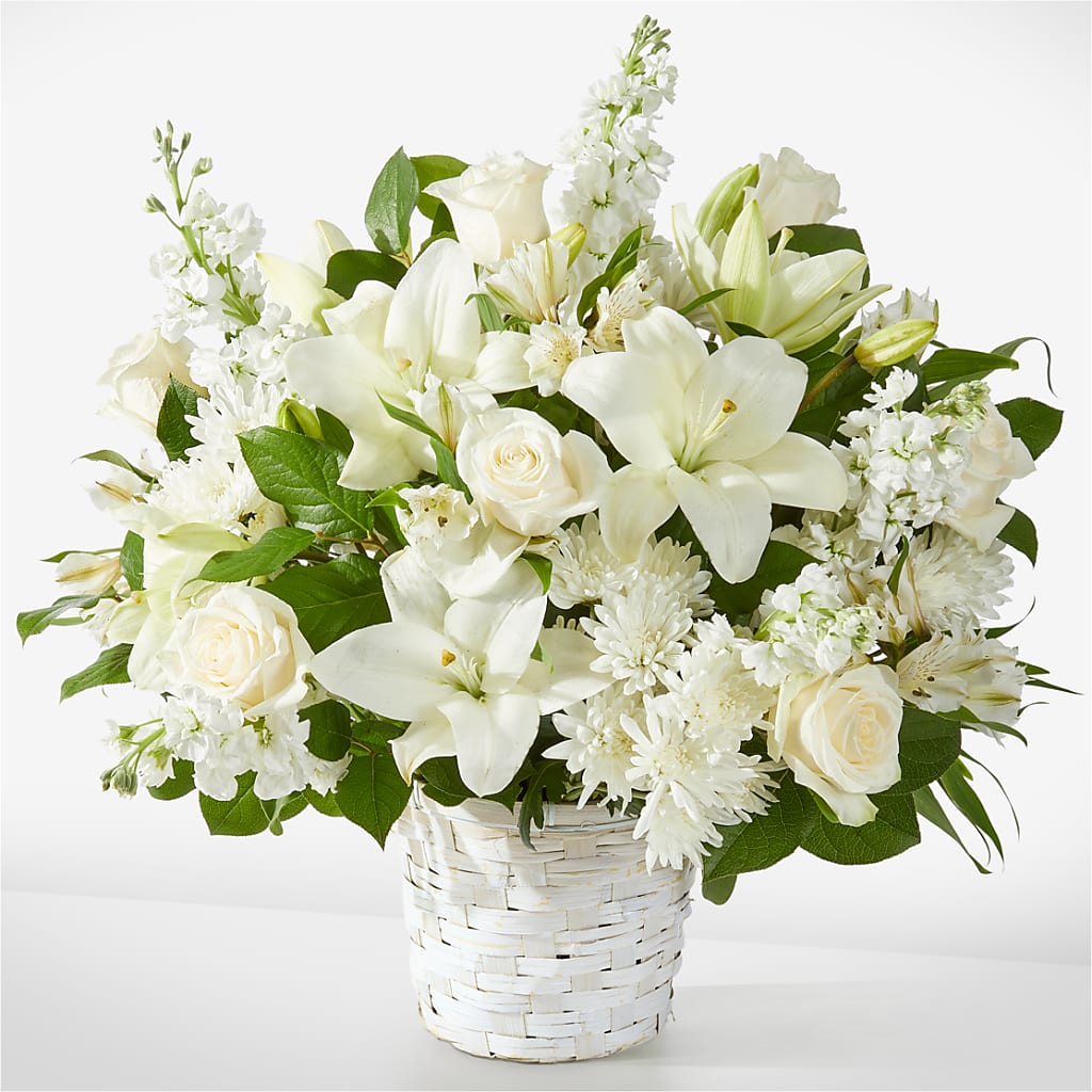 Peaceful Reflections Arrangement – ALMENDRO'S FLOWER, Kissimmee FL