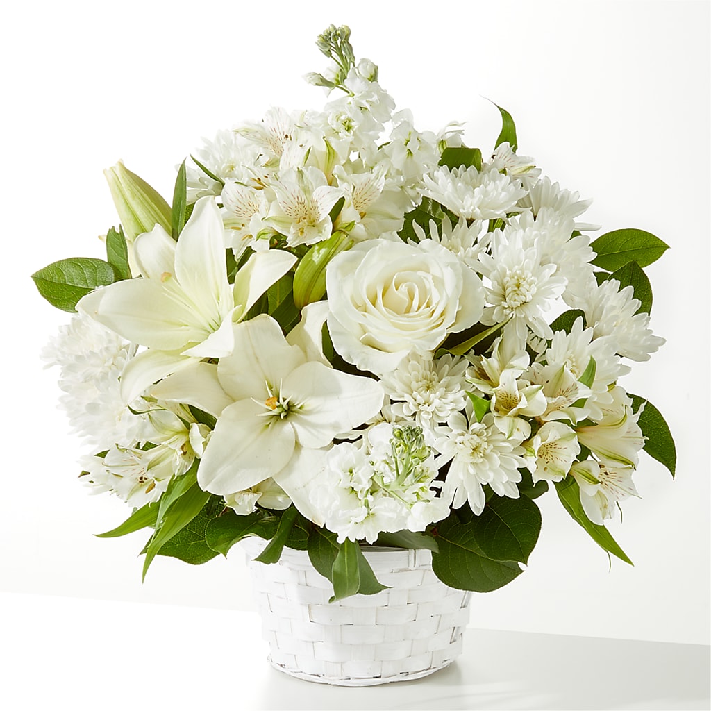 Peaceful Reflections Arrangement – ALMENDRO'S FLOWER, Kissimmee FL