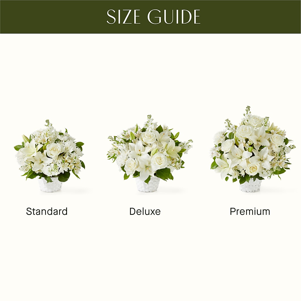 Peaceful Reflections Arrangement – ALMENDRO'S FLOWER, Kissimmee FL