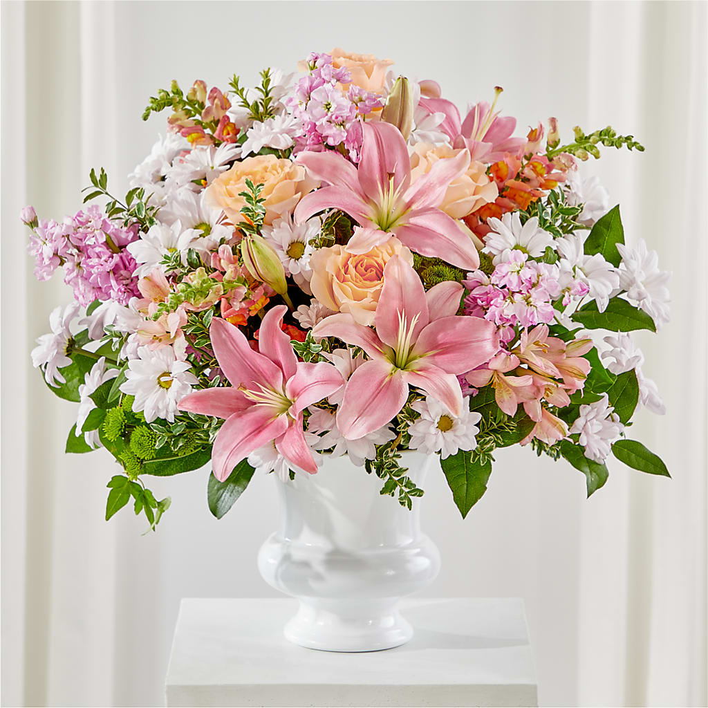 Heartfelt Gesture Urn Arrangement – ALMENDRO'S FLOWER, Kissimmee FL