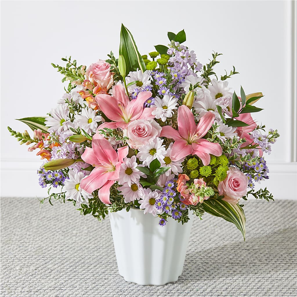 Abundant Compassion Floor Basket – ALMENDRO'S FLOWER, Kissimmee FL