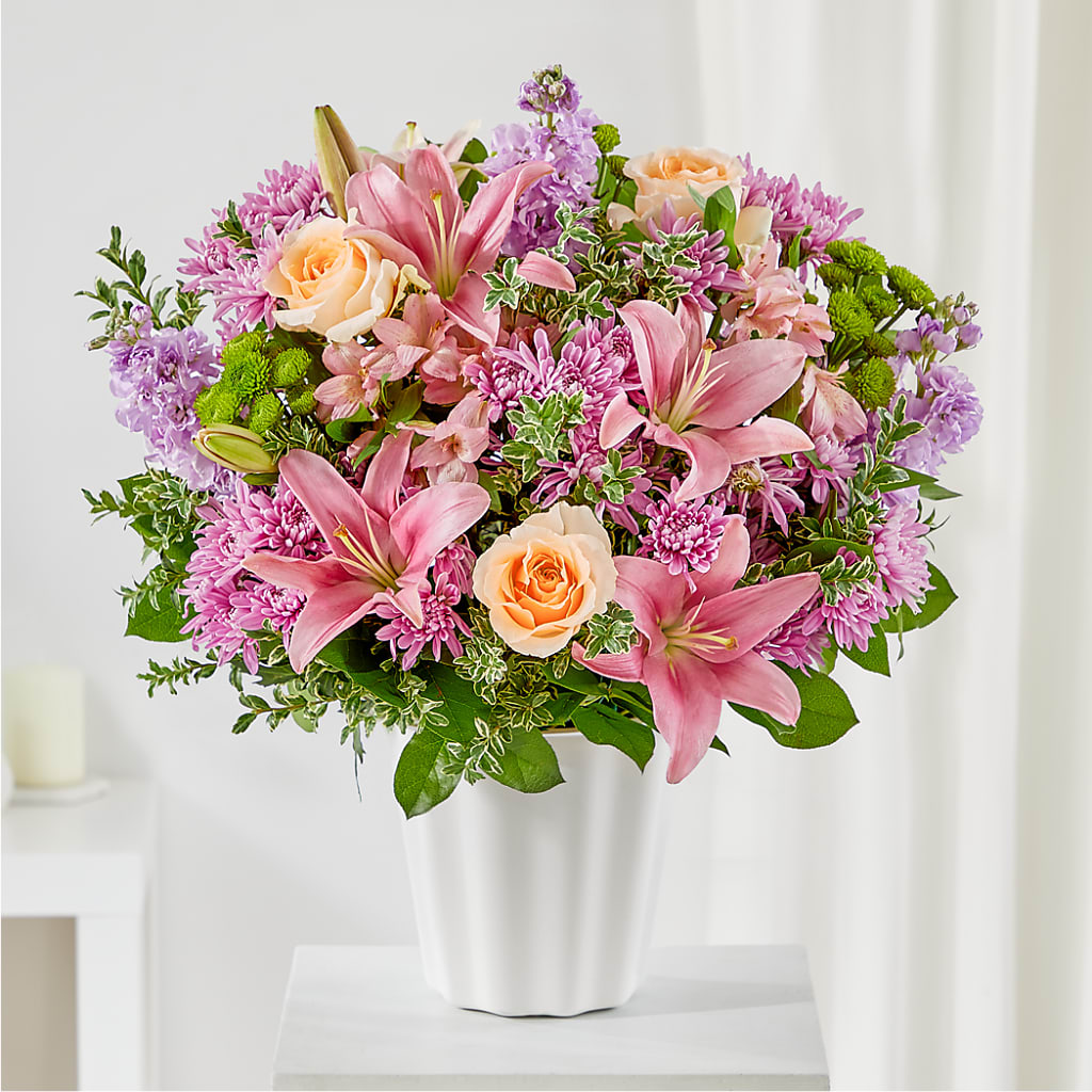 Supportive Embrace Tabletop Basket – ALMENDRO'S FLOWER, Kissimmee FL