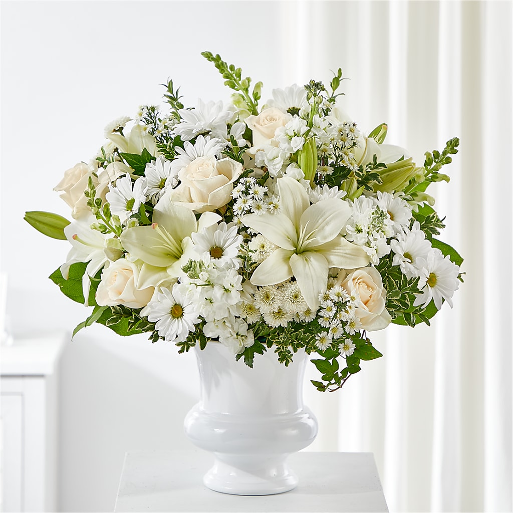 Uplifting Urn Arrangement – ALMENDRO'S FLOWER, Kissimmee FL