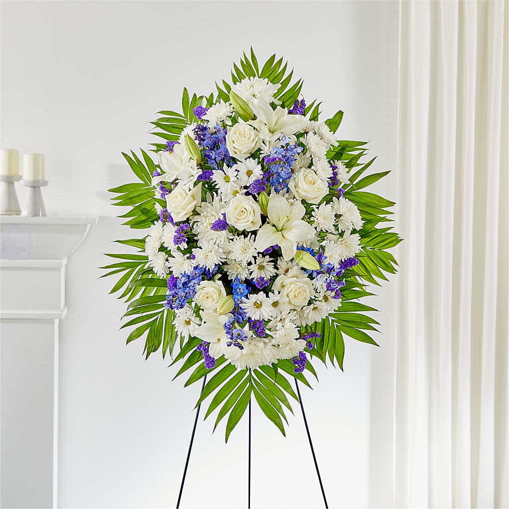 At Rest Standing Spray – ALMENDRO'S FLOWER, Kissimmee FL