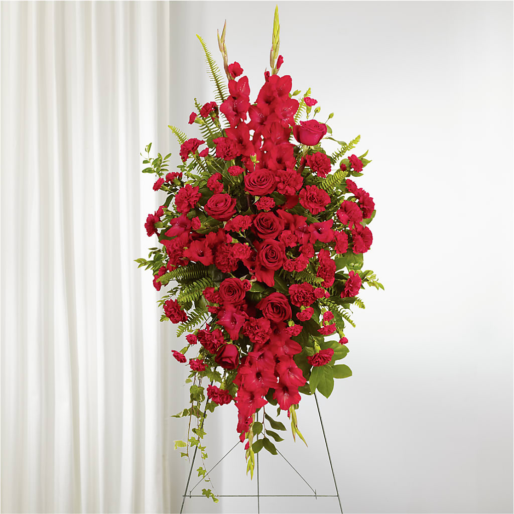 From the Heart Standing Spray – ALMENDRO'S FLOWER, Kissimmee FL