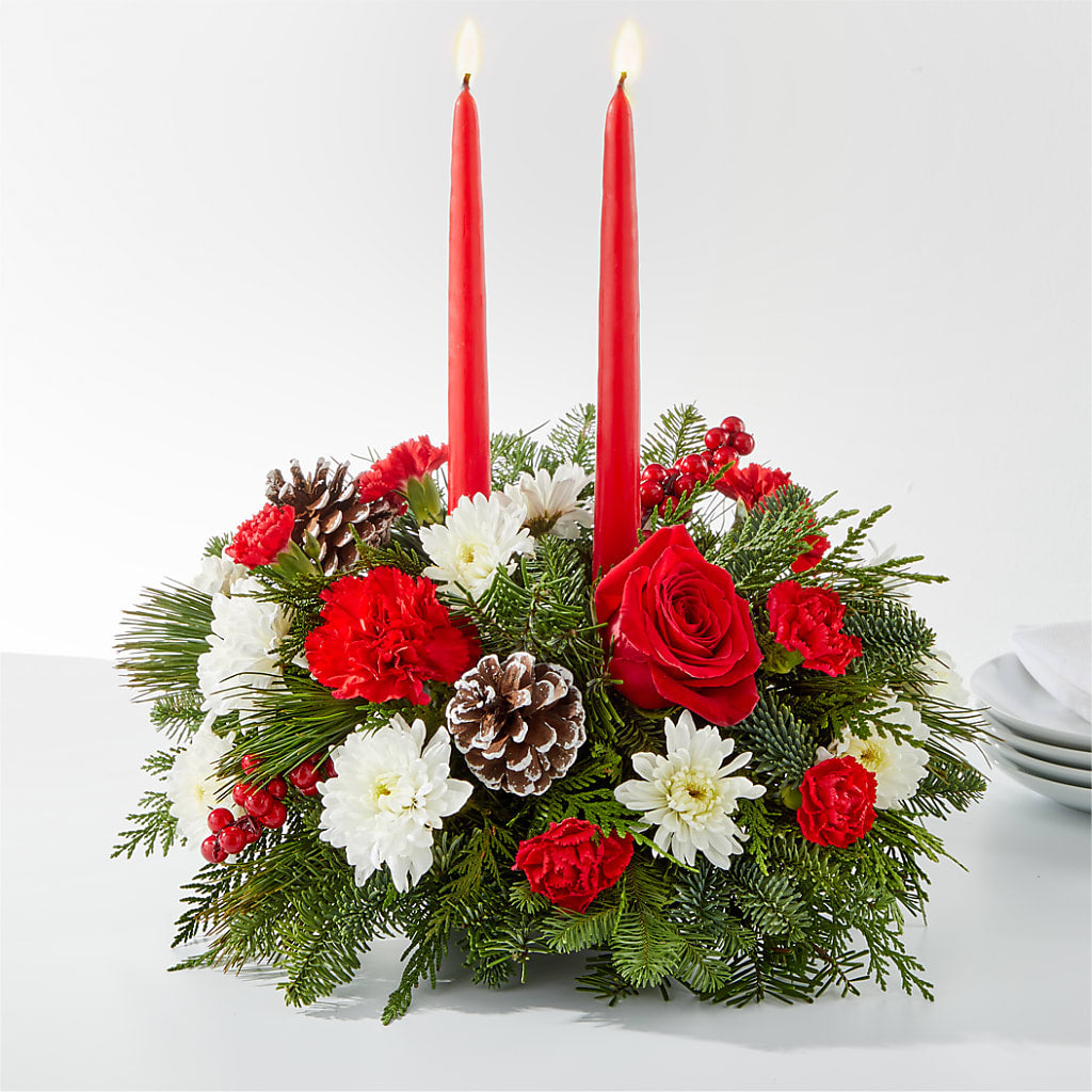 Holiday Soiree Centerpiece – ALMENDRO'S FLOWER, Kissimmee FL