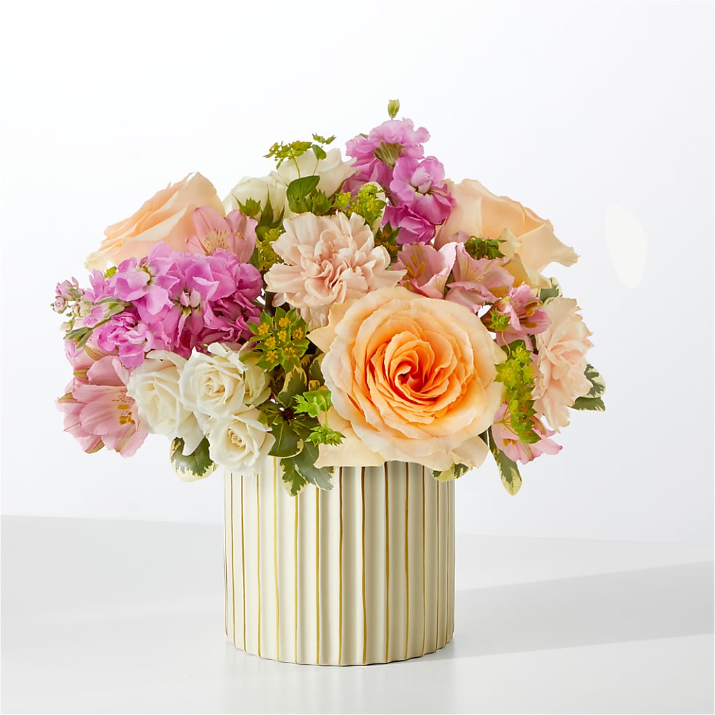 Paradise Bouquet with Ivory Vase – ALMENDRO'S FLOWER, Kissimmee FL