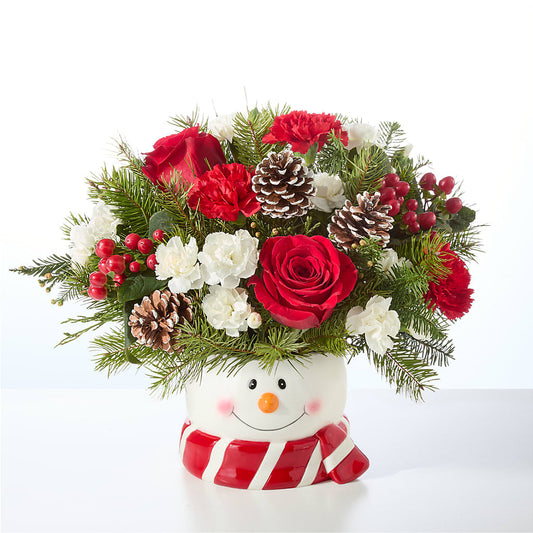 Jolly Snowman Bouquet – ALMENDRO'S FLOWER, Kissimmee FL