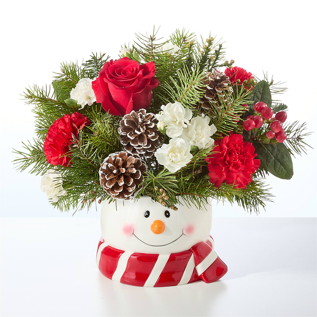 Jolly Snowman Bouquet – ALMENDRO'S FLOWER, Kissimmee FL