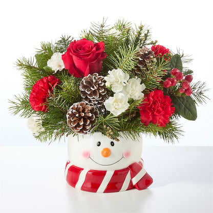 Jolly Snowman Bouquet – ALMENDRO'S FLOWER, Kissimmee FL