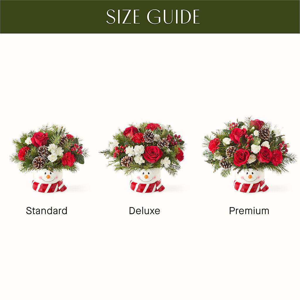 Jolly Snowman Bouquet – ALMENDRO'S FLOWER, Kissimmee FL