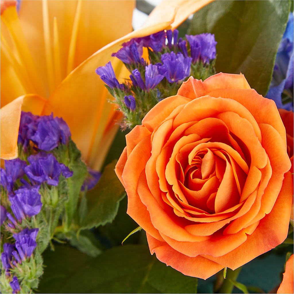 Radiant Citrus Box Bouquet – ALMENDRO'S FLOWER, Kissimmee FL