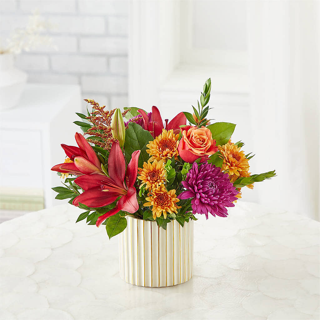 Burgundy Landscape Bouquet – ALMENDRO'S FLOWER, Kissimmee FL