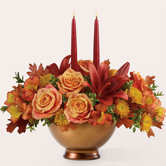 Harvest Table Centerpiece – ALMENDRO'S FLOWER, Kissimmee FL