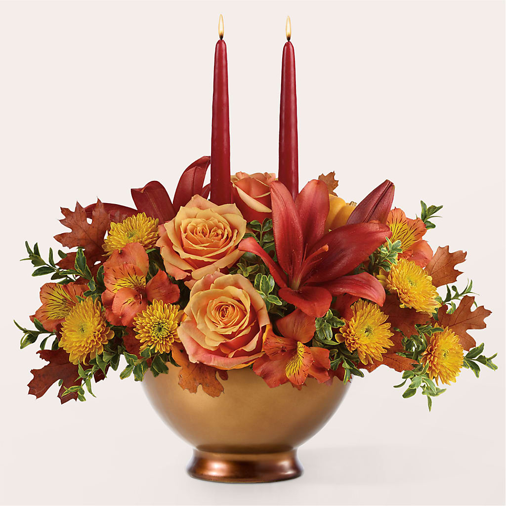 Harvest Table Centerpiece – ALMENDRO'S FLOWER, Kissimmee FL