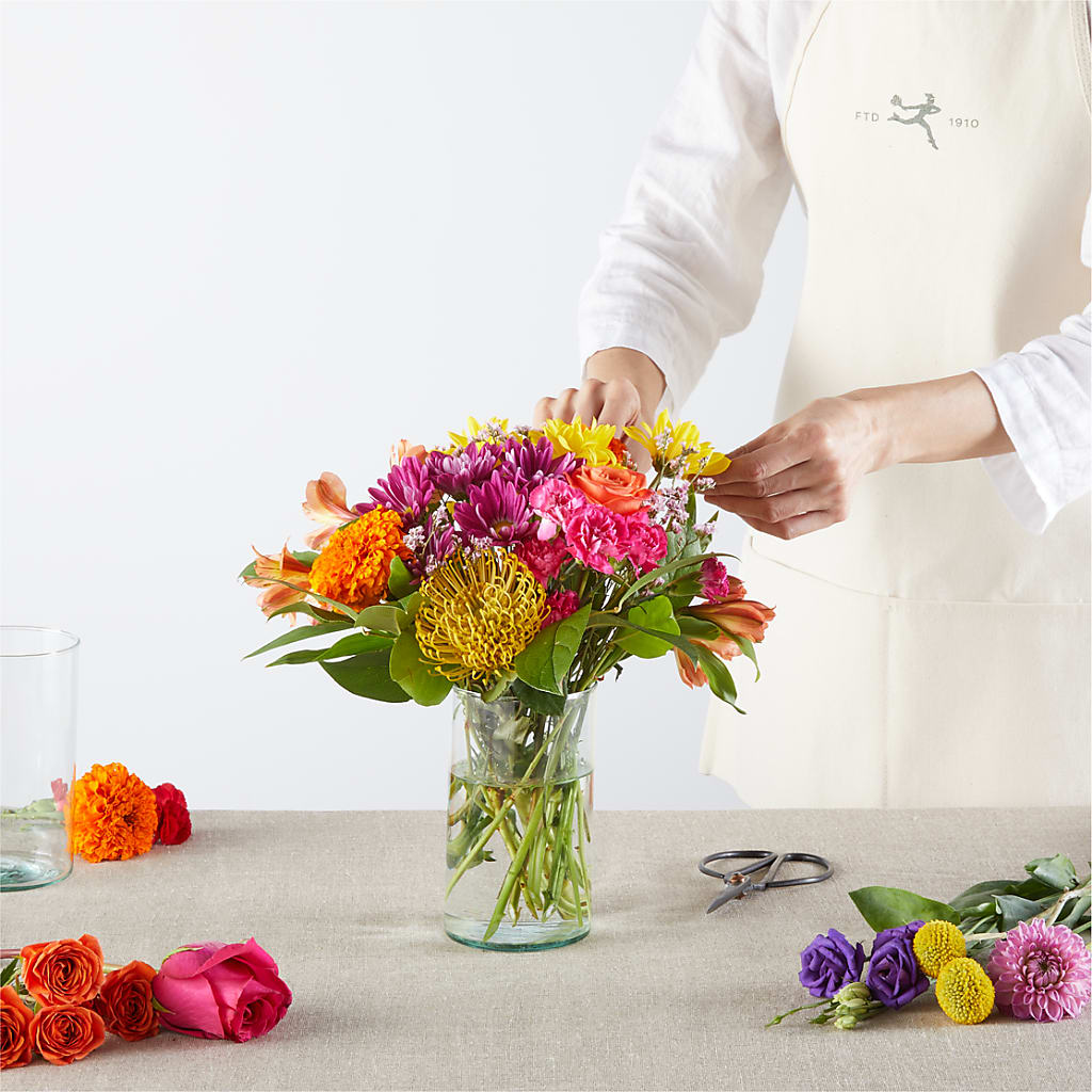 Feast of Color – A Florist Original – ALMENDRO'S FLOWER, Kissimmee FL