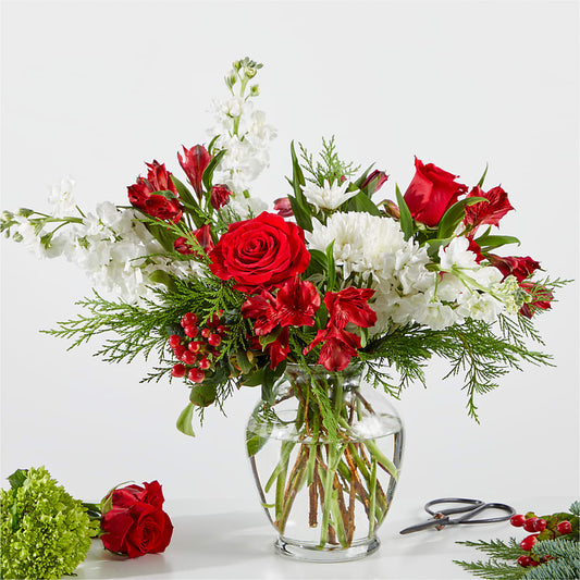 Merry Moment Bouquet – A Florist Original – ALMENDRO'S FLOWER, Kissimmee FL