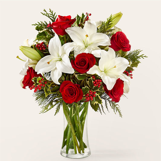 Sparkling Snowflakes Bouquet – ALMENDRO'S FLOWER, Kissimmee FL