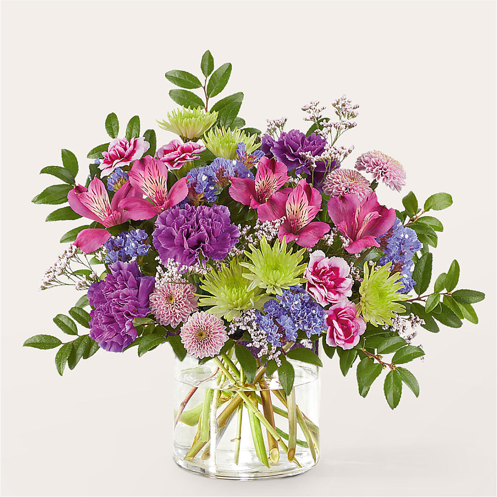 Glass Half Full Bouquet – ALMENDRO'S FLOWER, Kissimmee FL