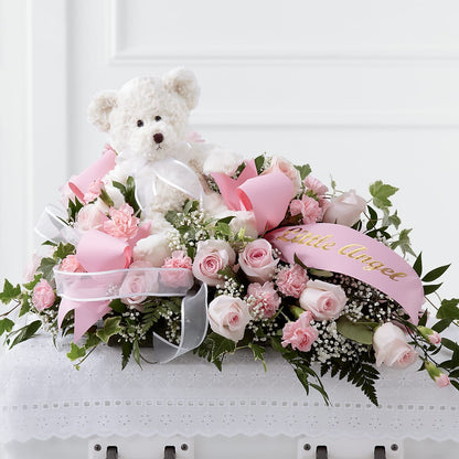 Touch of Sympathy Casket Spray – ALMENDRO'S FLOWER, Kissimmee FL
