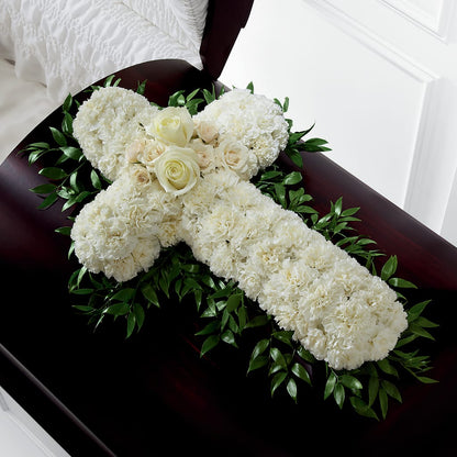 Peaceful Memories Casket Spray (Standard) – ALMENDRO'S FLOWER, Kissimmee FL