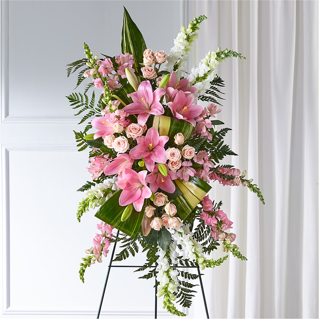 Elegant Embrace Standing Spray – ALMENDRO'S FLOWER, Kissimmee FL