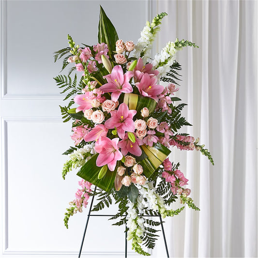 Elegant Embrace Standing Spray – ALMENDRO'S FLOWER, Kissimmee FL