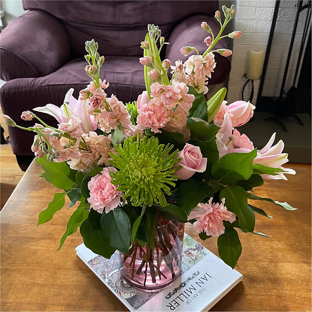 Pretty in Pink Bouquet – ALMENDRO'S FLOWER, Kissimmee FL