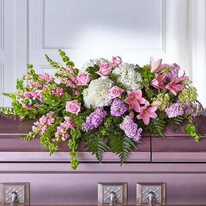 Life's Gratitude Casket Spray – ALMENDRO'S FLOWER, Kissimmee FL