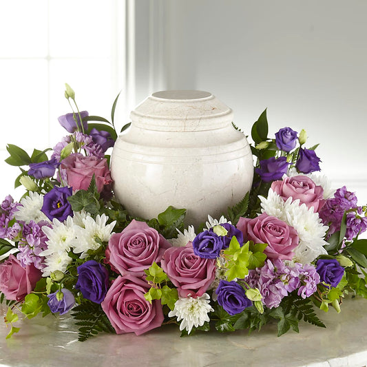 Blooming Sympathy Cremation Adornment – ALMENDRO'S FLOWER, Kissimmee FL
