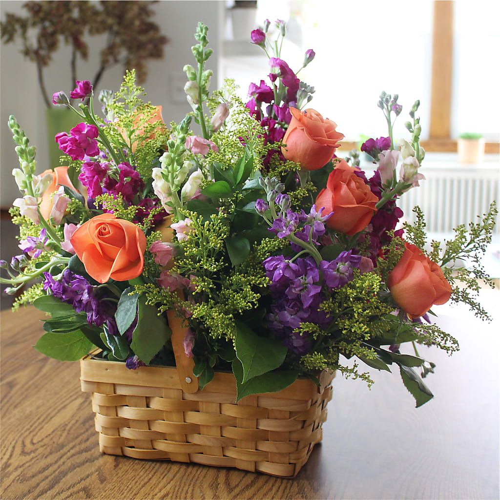Garden of Life Basket – ALMENDRO'S FLOWER, Kissimmee FL
