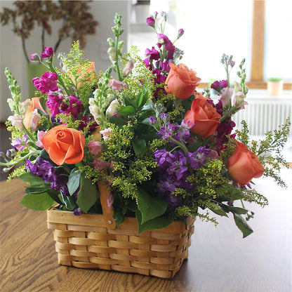 Garden of Life Basket – ALMENDRO'S FLOWER, Kissimmee FL