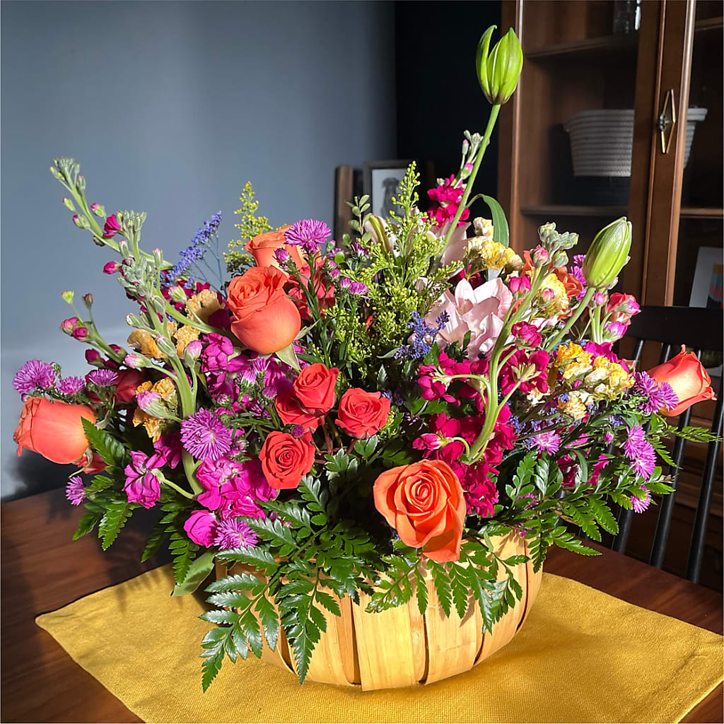 Garden of Life Basket – ALMENDRO'S FLOWER, Kissimmee FL