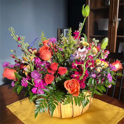 Garden of Life Basket – ALMENDRO'S FLOWER, Kissimmee FL