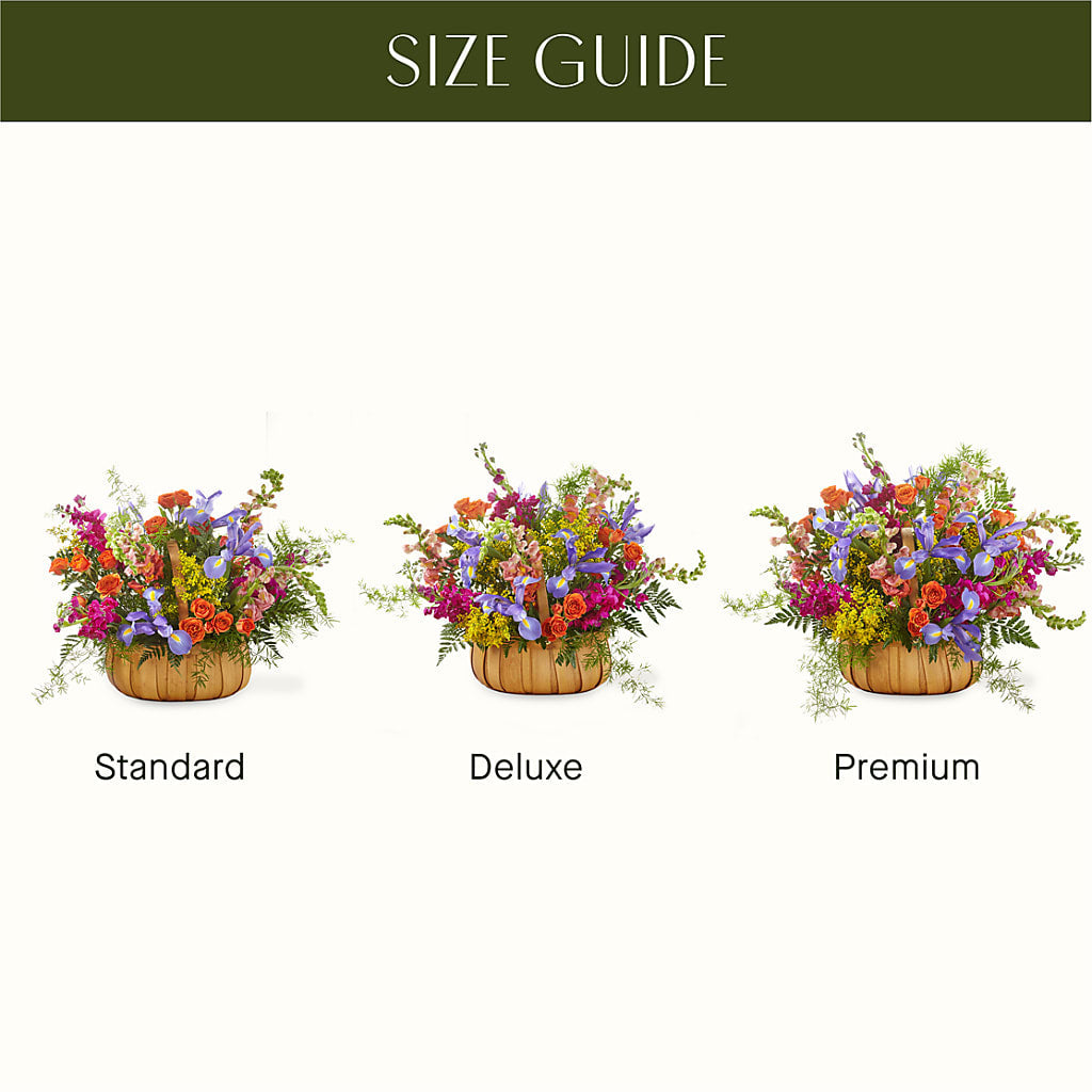 Garden of Life Basket – ALMENDRO'S FLOWER, Kissimmee FL